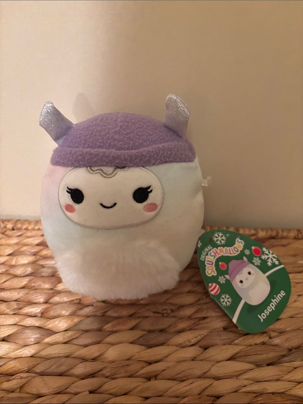 Squishmallows Josephine Plush (White & Purple)